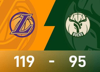 รายงานเกม NBA : ดอนซิช 41 แต้ม, 9 รีบาวด์ 6 แอสซิสต์, อันเทโทคูมโป 32 แต้ม, เลเกอร์ส 119-95 บัคส์